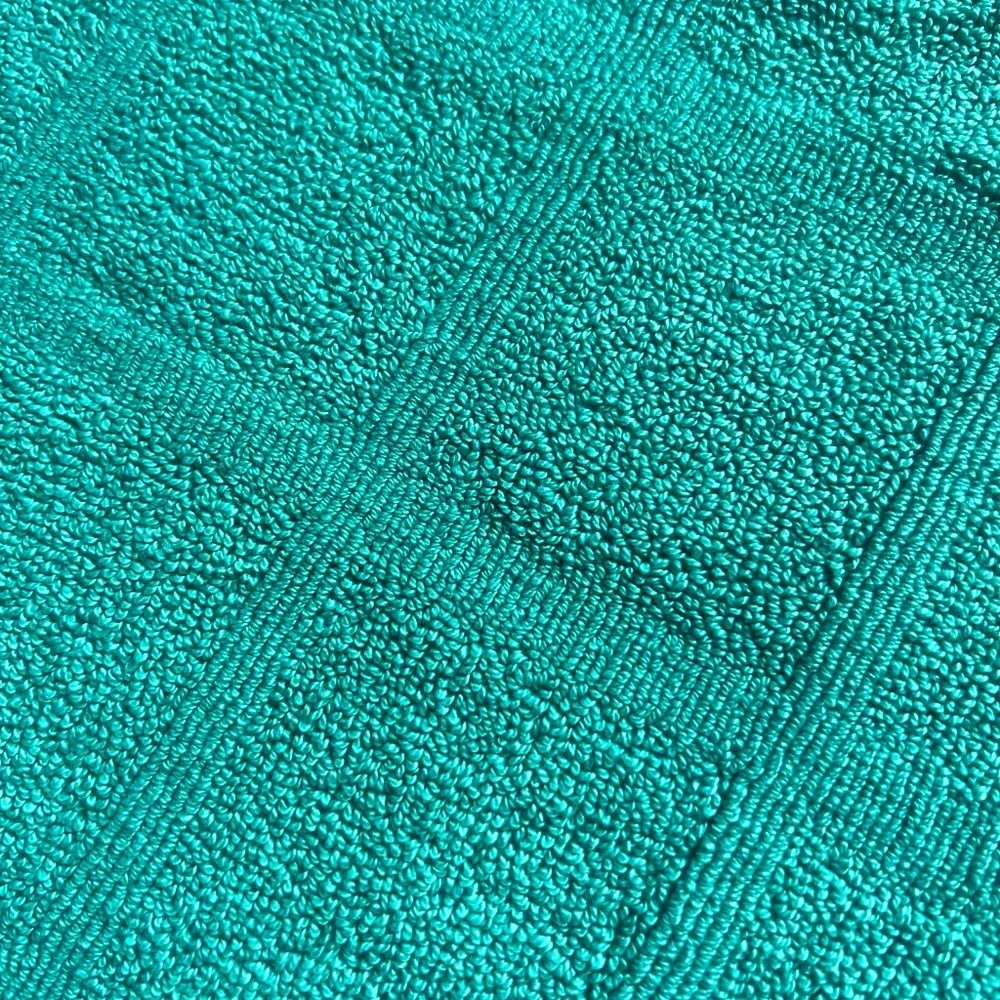 NEW 2 bath mats Nora Collection by Superior. Turquoise. NWT
